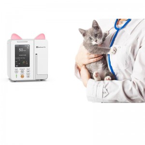 Precisión de la bomba de infusión veterinaria BYOND Control médico de fluido IV estándar con alarma